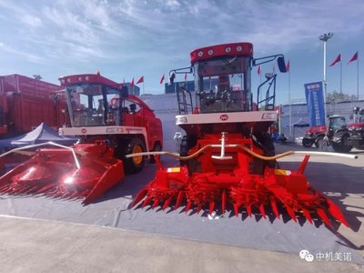 中机美诺携9335、9360高效智能型青贮产品亮相2022新疆农博会，引领畜牧饲料机械化新篇章